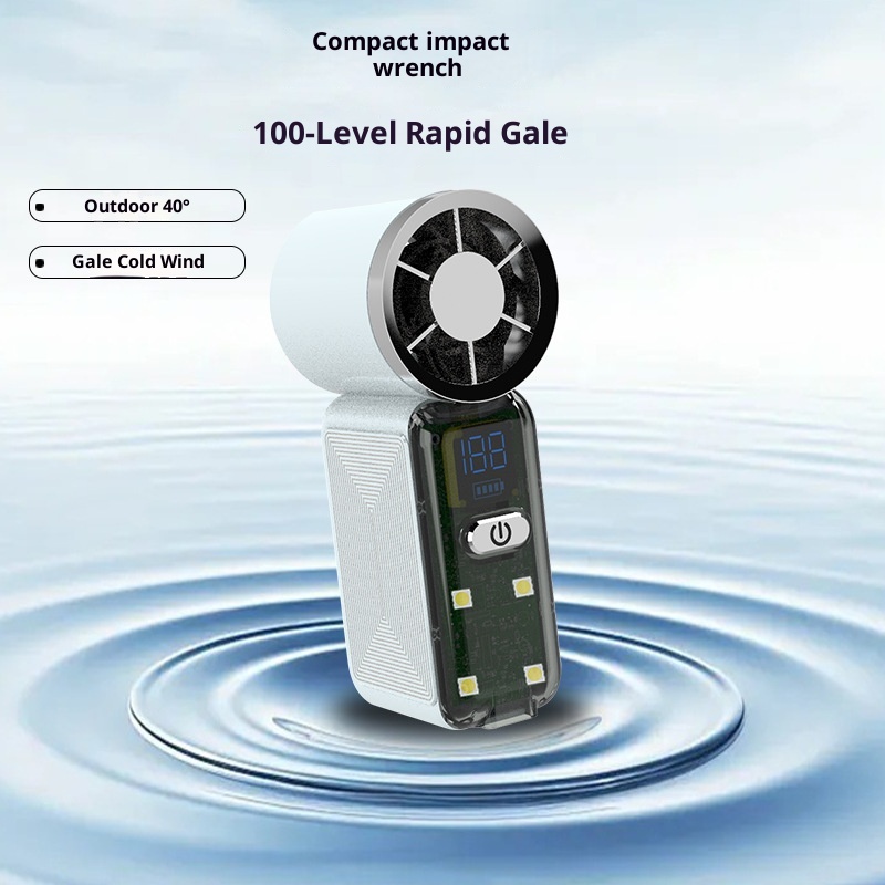 High-Speed Mini Handheld Fan USB Rechargeable