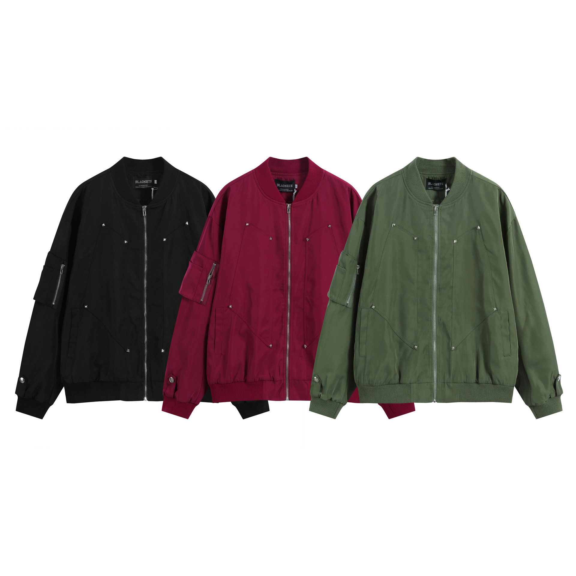 Women's Jacket Stand Collar Flight Jacket High Street